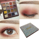 18 Colors Beauty Glazed EyeShadows Palette Matte Glitter 2019 Cosmetic Summ I8Z1