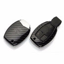 Carbon Fiber Smart Key chain keyless Fob Case cover for Mercedes Benz KEY FOB