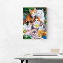 5D DIY Full Drill Diamond Painting Cross Stitch Embroidery Kit (A937 Cat)