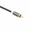 1M 3.5mm Male Jack to 2 RCA Male AUX Analog Stereo Audio Y Adapter Cable Co T1A1