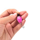 7pcs 3cm 5g colorful trout lure fishing spoon bait single hook*metal fishing FT