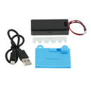For Micro Bit Kit Silicone Protective Case Cover with Power Supply Cable Set,
