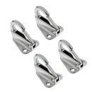 Qty(4) Heavy Duty Marine Grade Boat 316 Stainless Steel Snap  Hook 9mm
