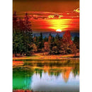 5D DIY Full Drill Diamond Painting Landscape Cross Stitch Craft Kit (W1651)