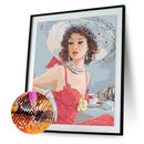 5D DIY Diamond Painting Women Full Round Drill Drawing Home Decor (A419)