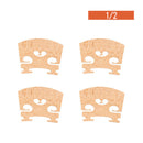 4pcs Maple Wood Violin Bridges for 1/2 Violin Musical Instrument Parts ho QLJ