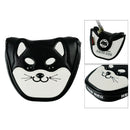 Cartoon Design Golf Mallet Putter Head Cover Protective Headcover, Polyurethane