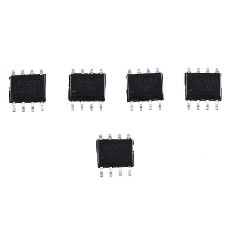 20 PCS NJM4558D SMD SOP-8 Dual Operational AmplifiersB Nw