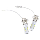 2X H3 50W 6000K High Power Car LED Bulbs White JR