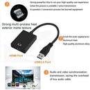 Usb 3.0 To Hdmi Hd 1080P Hdtv Audio Video Adapter Converter Cable For Windo Q1N9