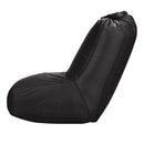 Inflating Beach Camping Lounger Back Pillow Chair Air Bed Lazy Sofa Black