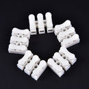 20x Self Locking mini 3Pin Cable Connectors Quick Splice Lock Wire Terminals lj