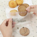 1 X Plastic Candy Biscuit DIY 50Pc Self-Adhesive Matte Thin Bag SMY