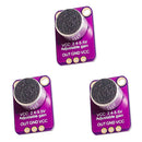 GY-MAX4466 Electret Microphone Amplifier Module, Pack of 3