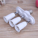 E27 Screw 3+1 E27 Universal Conversion Socket Head for Home Studio Bulbs