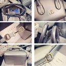 Fashion lovely women's pu leather top-handle shoulder bags female cute Cat  H7S5