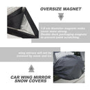 96 Inch X 57 Inch Car Windshield Snow Cover with Mirror Snow Covers for Pro