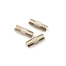 5Pcs RF Coax F Female to PAL 9.5 Male Connector TV Antenna ConnectorXP