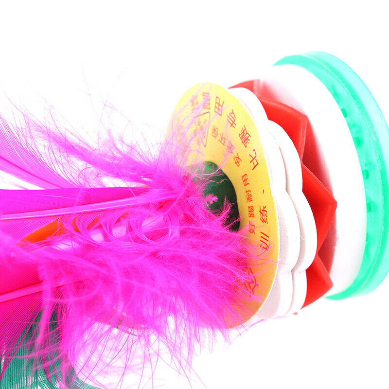 2pc China Jianzi Fancy Shuttlecock Fitness Entertainment For Physical ExercS Cy