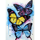 5D DIY Full Drill Diamond Painting Butterfly Cross Stitch Kit Decor (W187)