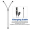 Suitable for DJI Pocket 2 camera microphone 2 in 1 USB charging cable