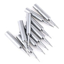 10x 900M-T-I Soldering Tips Sharp Soldering Replacement Solder Iron Head Tool ME