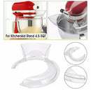 Pouring Shield for Kitchenaid 4.5 & 5 Quart Tilt Head Mixer Clear 15x15.5cm