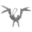 Mini Folding Outdoor Multi-function Pliers Screwdriver Keychain Pocket Tool