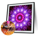 Purple Flower Full Drill Diamond Painting Embroidery DIY Cross Stitch Decor