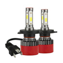 LED Headlight Kit Hi/Lo Beam Bulb 6000K High Power H4 HB2 9003 2000W 300000LM