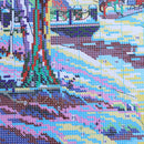 Winter Garden Wonderland Embroidery Kit Precise Printed Needlework Cross Stitch