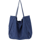 Denim Large-Capacity Handbag Women'S Fashion Classic Handbag Women'S Fabric