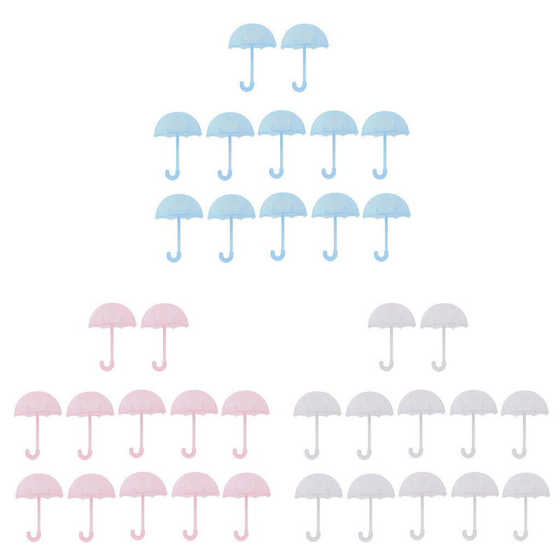 24pcs Umbrella Plastic Candy Boxes Gift Baby Shower Birthday Party Favor