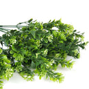2x Artificial Green Grass Flowers Plants Plastic Household Decoration Home