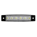 Waterproof  LED Car Truck Trailer Lorry Side Marker Light Indicator Lamp White