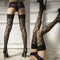 Womens Sexy Suspender Thigh Highs Stockings + Garter Belt Lace Sheer Tops
