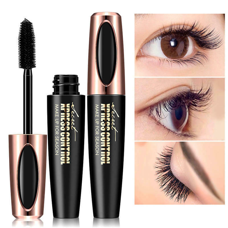 Silk Fiber Eyelash Mascara Extension Makeup Black Waterproof Eye Lashe YDA