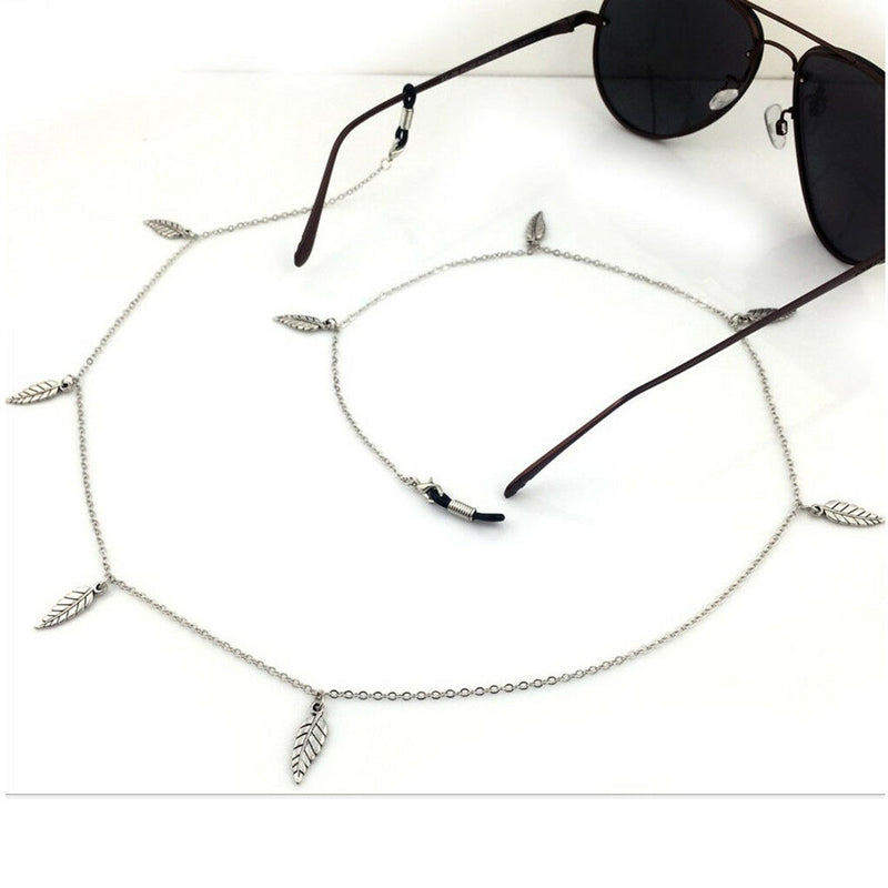 Leaf Charms Lanyard Spectacles Holder Strap Eyeglass Glasses Chain Cord