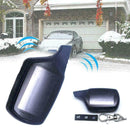 2 Way Car Anti-theft Alarm System LCD Remote Control Key Case Keychain Deli U6U2