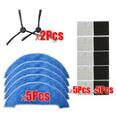 Side Brush+Filter+Mop Cloth For Ilife V8 V8S X750 A7 X800 X785 Vacuum Clean