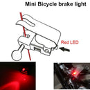 Waterproof Mini Bicycle Cycling Warning Safety Brake Light Rear LED Lamp  A
