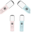 2 Pack Mini Facial Humidifier Spa Mist Face Sprayer Atomization Mister Salon