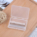 12Pcs dental polishing grinding sand stone materials teeth white Ew