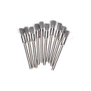 New 10pc Mini Wire Brush Brushes Cup Wheel for Grinder or Drill 3x5mm JB TEUS