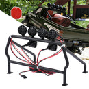 Metal Roll Cage Bucket with 6 LED Lights for 1/10 RC Rock Track Car Axial