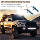 1 Pair H3 LED Lamp 3030 6SMD 36W 6000K 1100LM Car Headlamp Fog Bulbs White Light