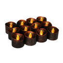 LED Creative Holiday Candle Plated Tea Light Electric Candle Light Decorati S2B2
