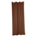 Waterproof Outdoor Curtain Drape Heat Insulated for Patio Pivilion Coffee 54x96"