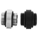 2Pcs G1/4 Mini External Thread Male To Male Water Cooling Rotary Fitting Ad T7F2
