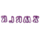 40pcs alphanumeric characters Cutter Silicone Fondant Mould Chocolate Bakin C1U6